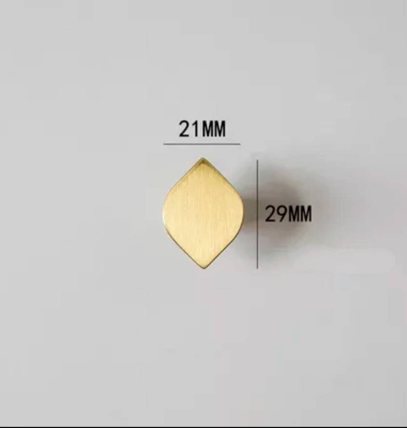 Gold brass geometric shape bar handle and knobs/modern gold gold brass hardware/gold brass drawer pull/Gold kitchen hardware/mcm hardware
