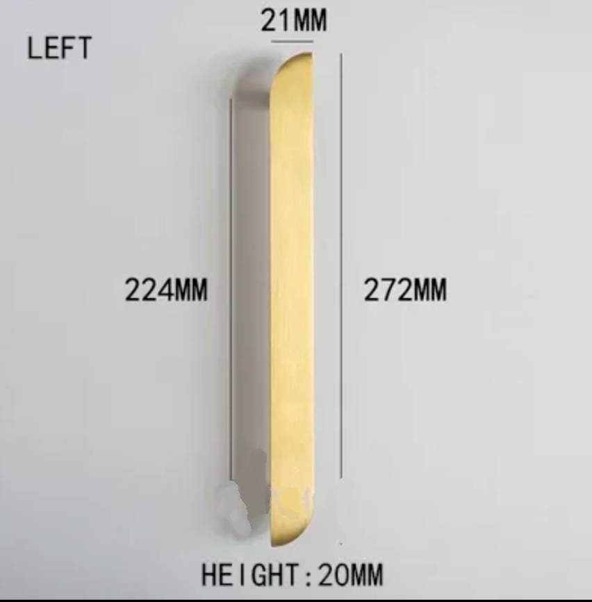 Gold brass geometric shape bar handle and knobs/modern gold gold brass hardware/gold brass drawer pull/Gold kitchen hardware/mcm hardware