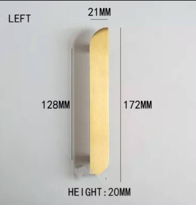 Gold brass geometric shape bar handle and knobs/modern gold gold brass hardware/gold brass drawer pull/Gold kitchen hardware/mcm hardware