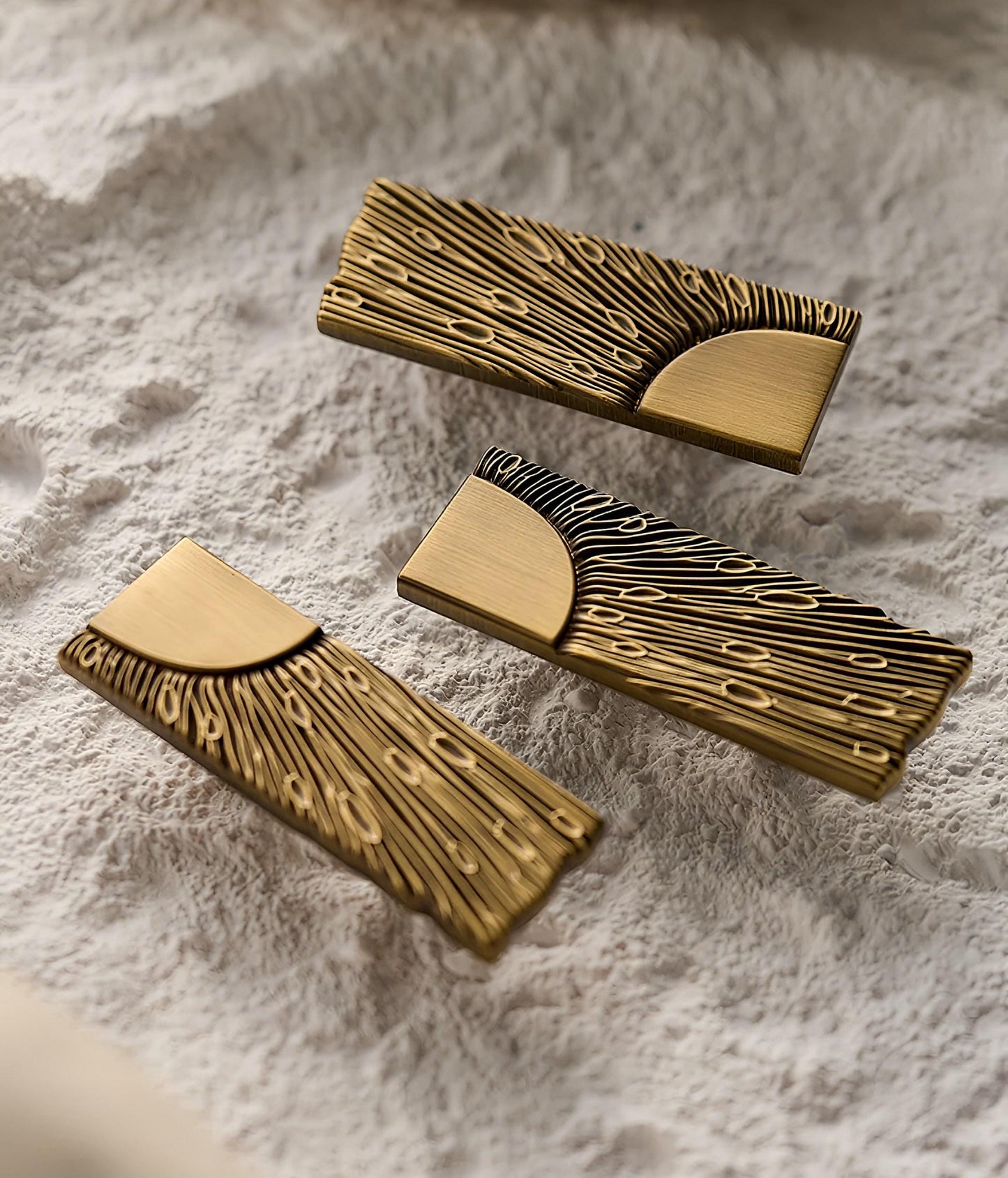 Bronze sunray design rectangle bar handles/Bronze sun ray drawer pull/kitchen cabinet handles/Brass door handles/Bronze furniture hardware