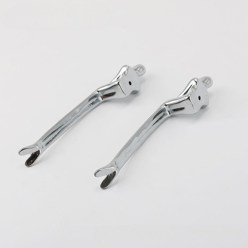 Silver thinking man cabinet handle/man shaped figure door handle/abstract man figurine drawer handle/unusual furniture hardware/Brass handle