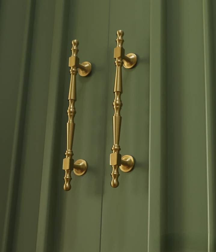 Matte gold geometric shapes bar handle/Gold brass cabinet pull/Brass kitchen door handle/Bar drawer pull/furniture hardware/home improvement