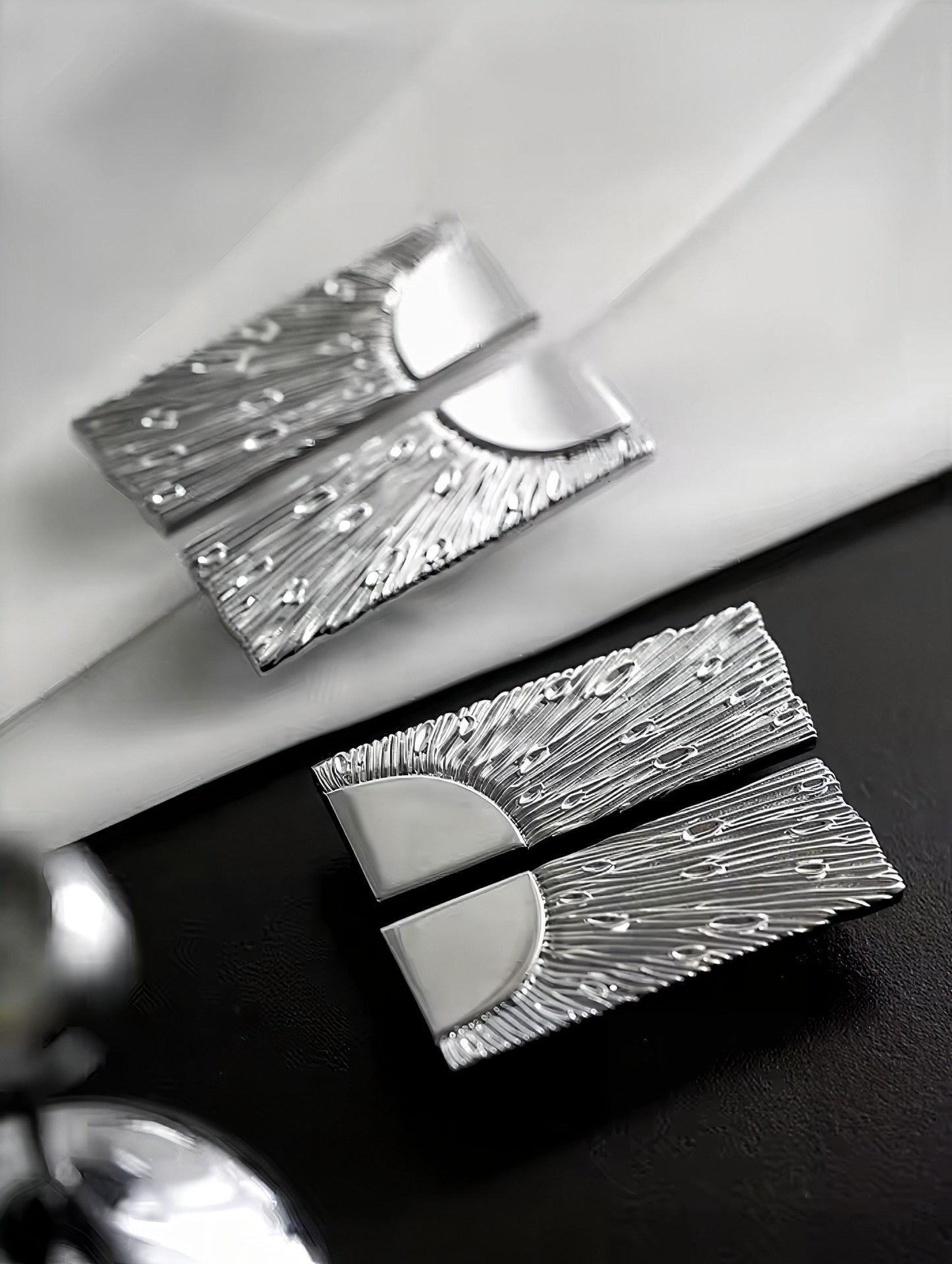 Silver sunray design rectangle bar handles/Chrome sun ray drawer pull/kitchen cabinet handles/Brass door handles/Silver furniture hardware