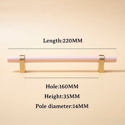 Baby Pink and Gold cabinet bar pulls/ wooden drawer handles/nursery furniture hardware/pink cabinet door handles/children's furniture handle
