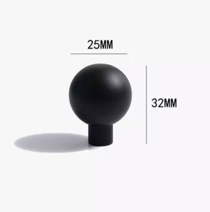 Matte black solid brass cabinet bar handle/Matte black brass drawer pull/Black kitchen hardware/Modern furniture hardware/black door handle