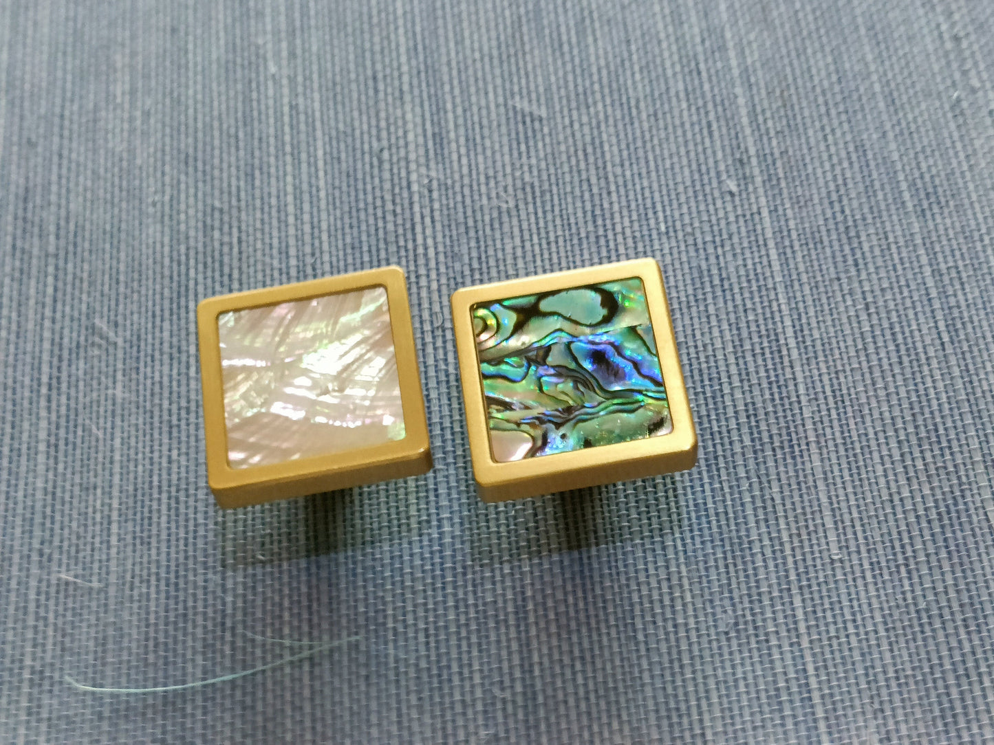 Square mother of pearl drawer pull/Pearl and brass cabinet pull/Mother of Pearl door handle/Pearl drawer knob/Pearl Furniture Hardware/MOP