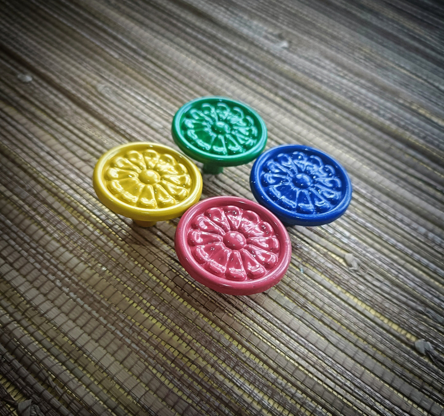 Bold round and Bright cabinet knobs in an array of colours cabinet pulls drawer pull door handles furniture hardware upcycling nursery