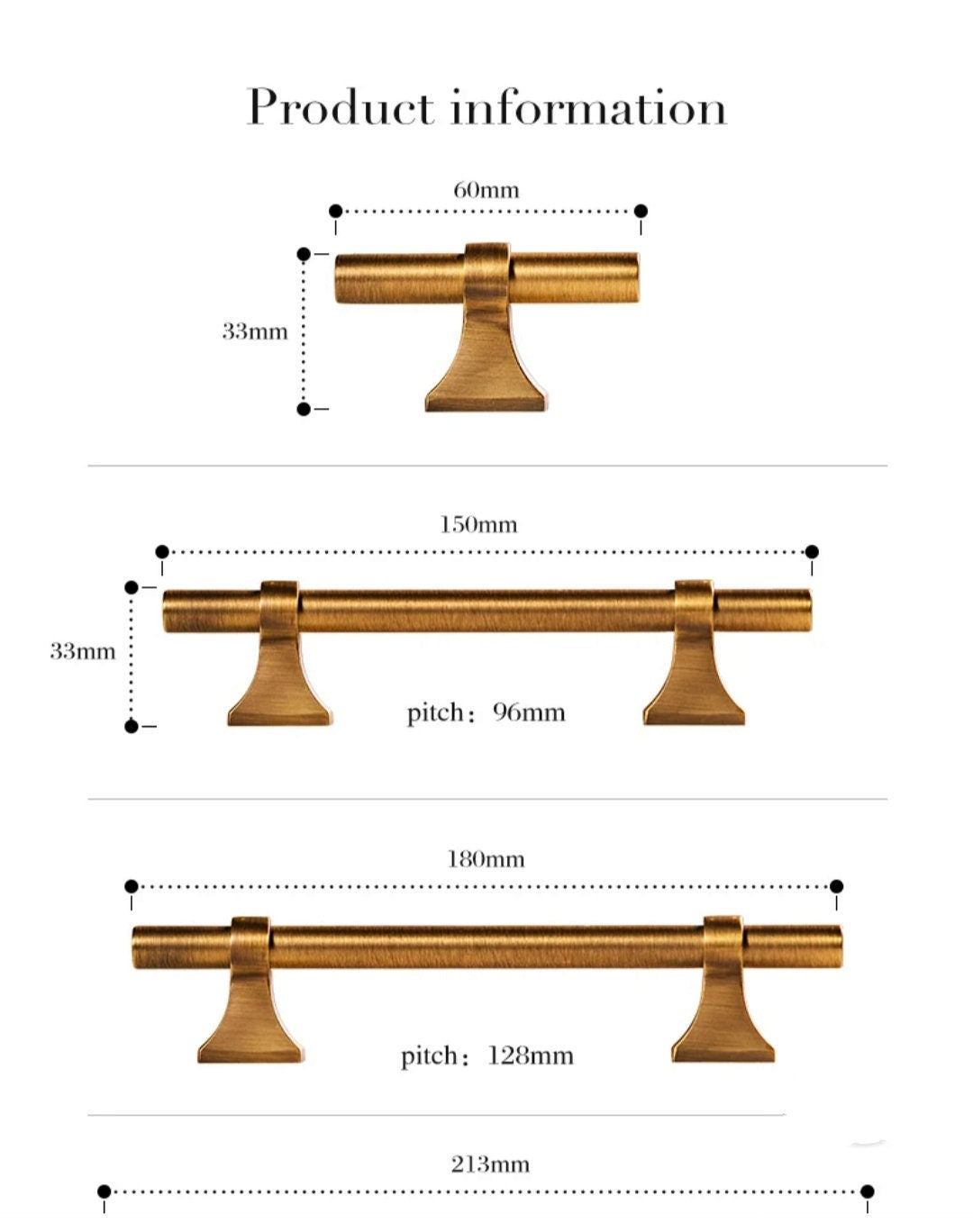 Bronze brass bar cabinet handle with retro look/Bronze drawer handle/home improvement hardware/Bronze cabinet door handle/bronze hardware