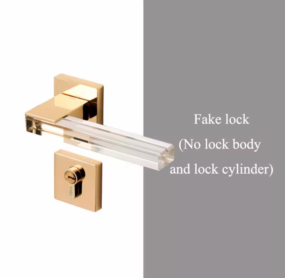 Modern Crystal Interior Door Mortise Lock Handle Set/Luxury Interior Door Knob Set/Interior Gemstone Door Hardware/Brass Door Furniture
