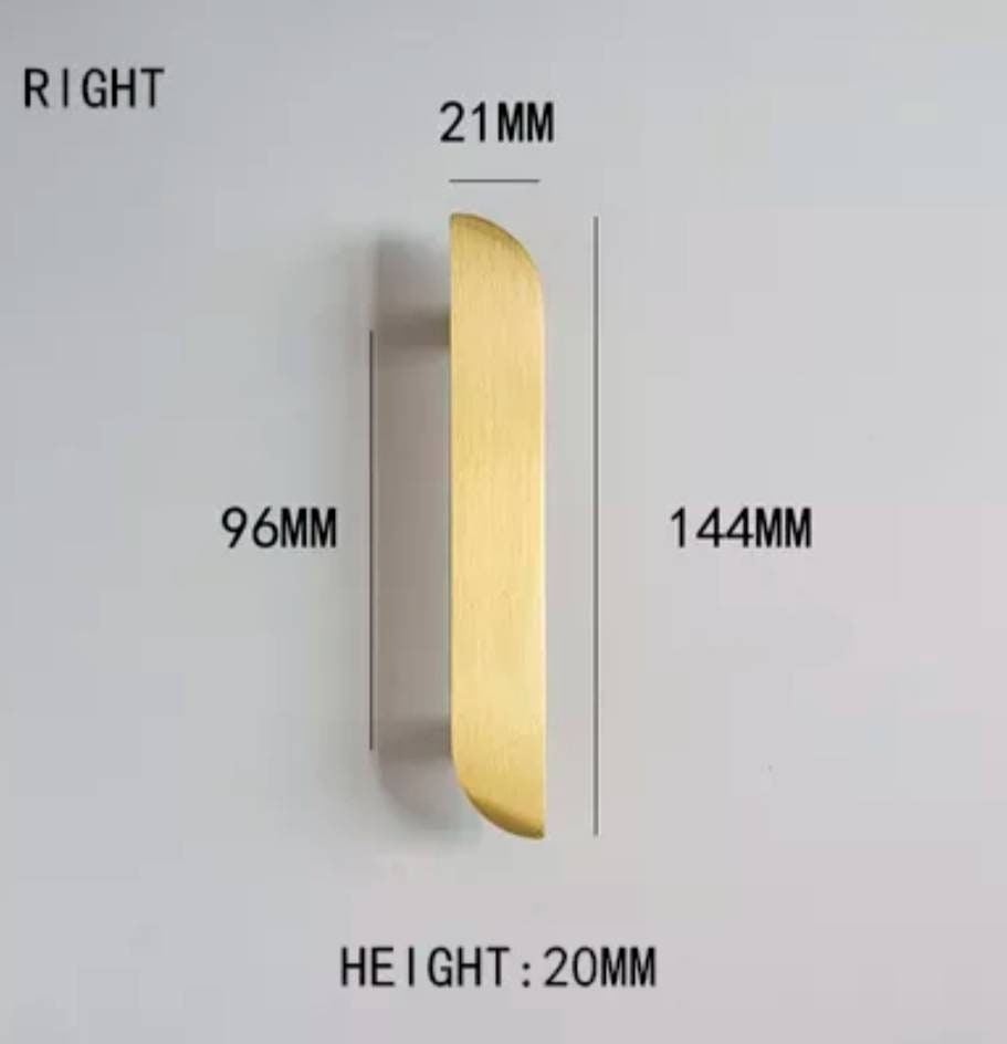 Gold brass geometric shape bar handle and knobs/modern gold gold brass hardware/gold brass  drawer pull/Gold kitchen hardware/mcm hardware