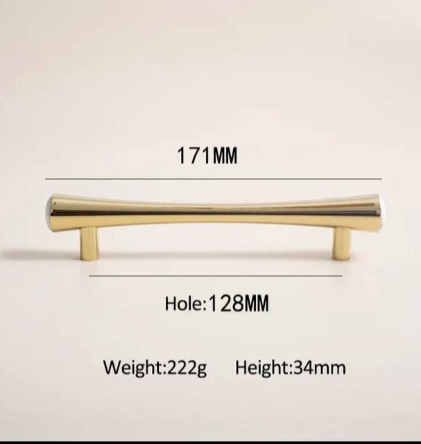 Shiny gold brass and marble bar handle/Luxury hardware/Shiny brass and white marble door handle/white marble drawer pull/Gold cabinet handle