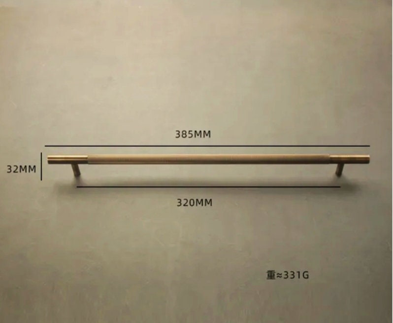bronze knurled bar handles/bronze cabinet handles/aged brass drawer pulls/bronze cabinet door handle/hardware for kitchens/modern hardware
