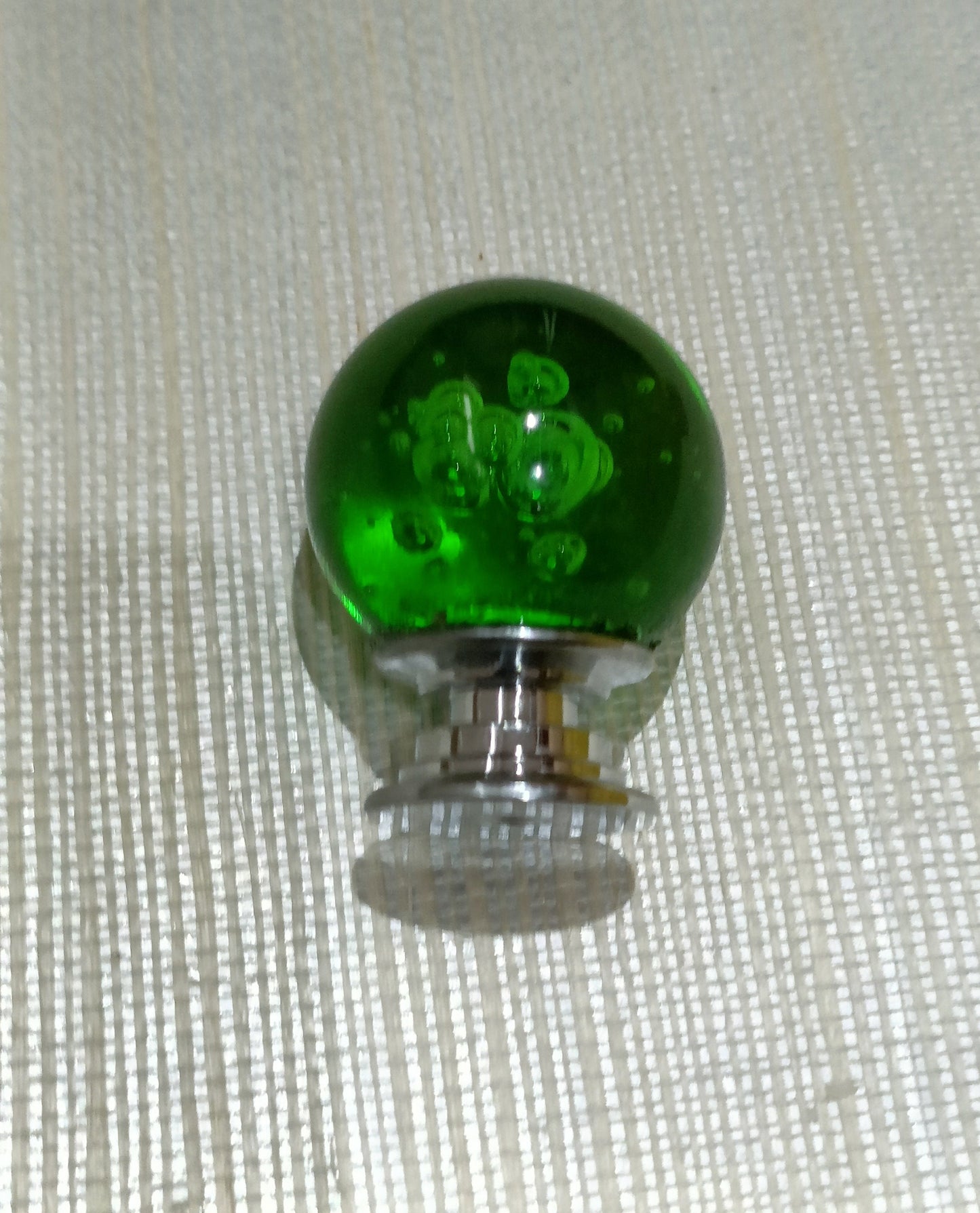 Rainbow bubbly glass ball drawer knob/Colourful glass cabinet handle/Rainbow furniture hardware/nursery door handle/Children's room decor
