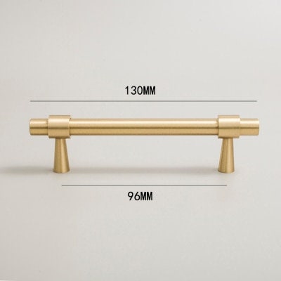 Silky gold brass cabinet bar handle/solid brass drawer pull/gold cabinet pull/Brass furniture hardware/classic door handle/kitchen hardware