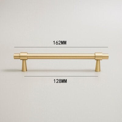 Silky gold brass cabinet bar handle/solid brass drawer pull/gold cabinet pull/Brass furniture hardware/classic door handle/kitchen hardware