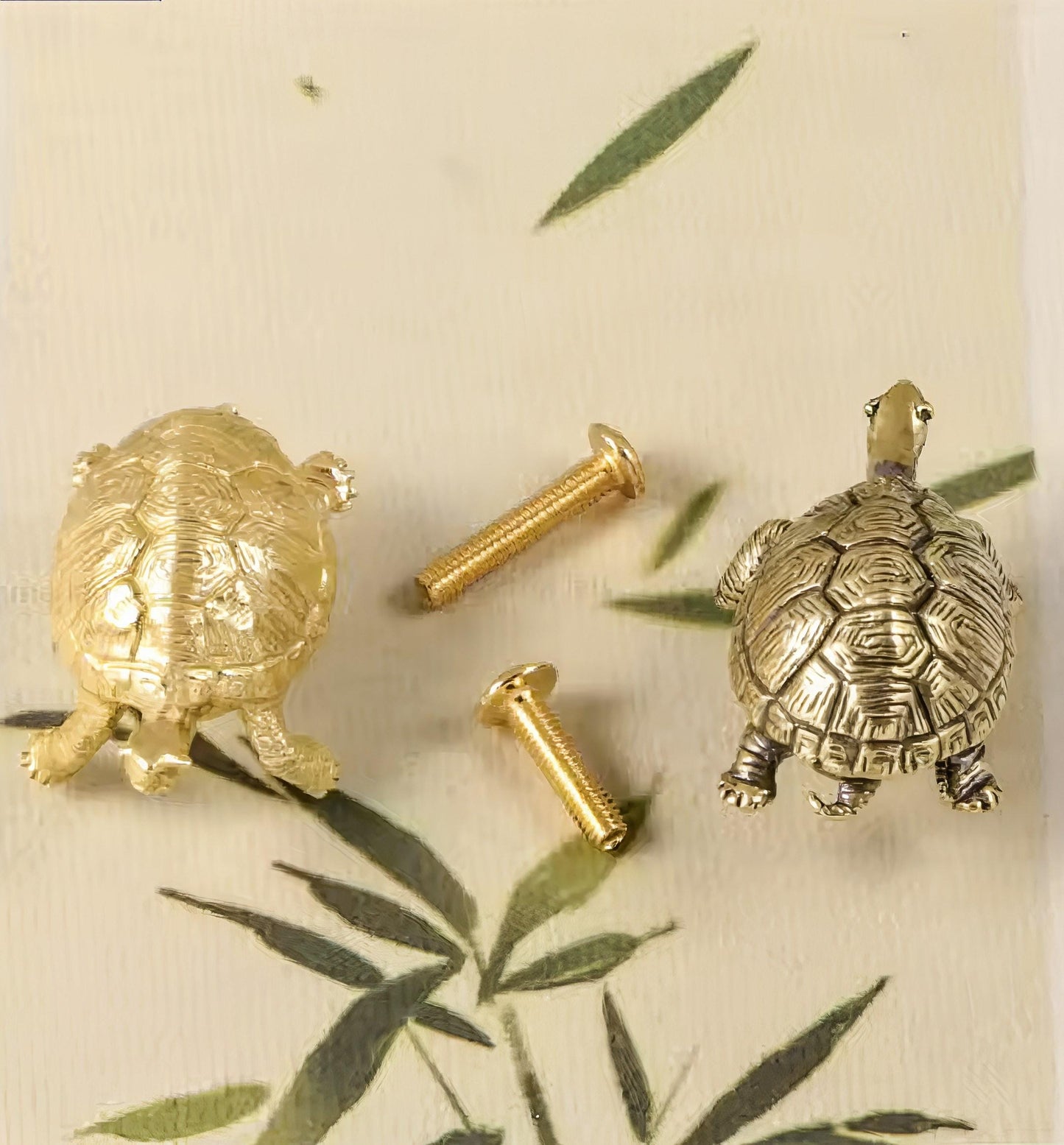 Gold or Bronze Tortoise drawer handle/Brass Tortoise door knob/Tortoise cabinet pull/Brass furniture hardware/Animal shaped drawer knob