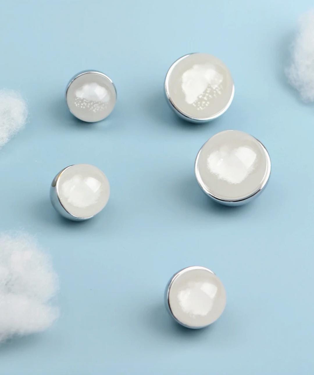 Silver and clear glass ball cabinet handle with embedded cloud shaped designs/glass cabinet handle/Cloud themes door knob/heart drawer knob