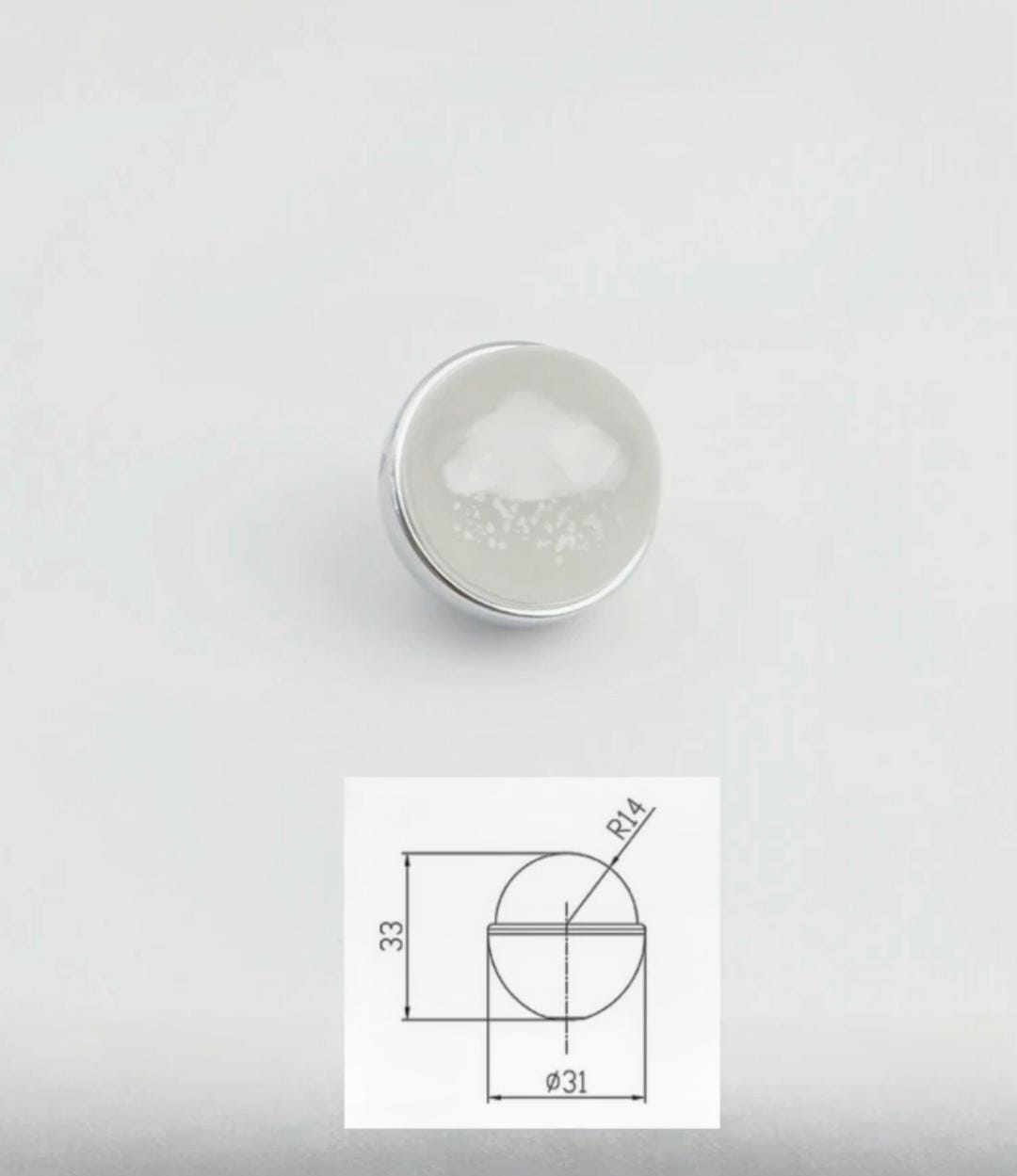 Silver and clear glass ball cabinet handle with embedded cloud shaped designs/glass cabinet handle/Cloud themes door knob/heart drawer knob
