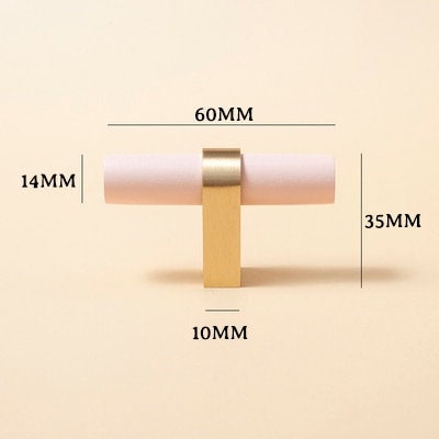 Baby Pink and Gold cabinet bar pulls/ wooden drawer handles/nursery furniture hardware/pink cabinet door handles/children's furniture handle