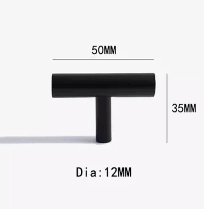 Matte black solid brass cabinet bar handle/Matte black brass drawer pull/Black kitchen hardware/Modern furniture hardware/black door handle