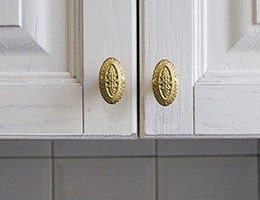 Antique Baroque style drawer knob/Brass oval cabinet pull/gold or silver Regency style door handle/gold Furniture hardware/rocco drawer pull