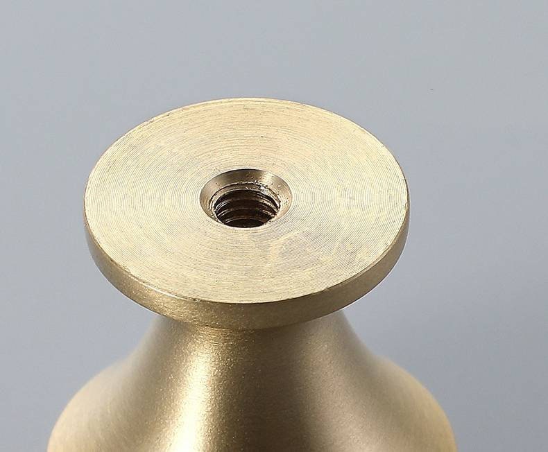 Small classic cone shaped  drawer handle/small brass cabinet pull/Gold cone door knob/handles for furniture renovation/kitchen hardware