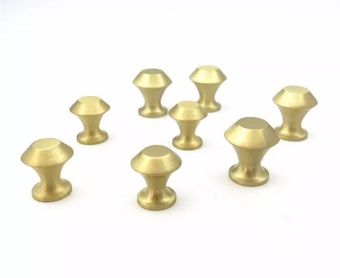 Small classic cone shaped  drawer handle/small brass cabinet pull/Gold cone door knob/handles for furniture renovation/kitchen hardware