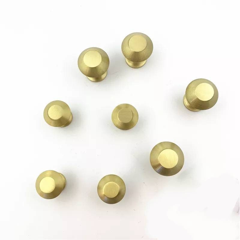 Small classic cone shaped  drawer handle/small brass cabinet pull/Gold cone door knob/handles for furniture renovation/kitchen hardware