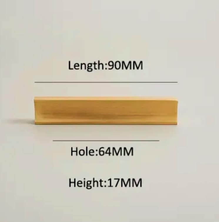 Simple gold brass bar handle/Extra long cabinet handle/home improvement hardware/modern brass kitchen hardware/Brass wardrobe handle