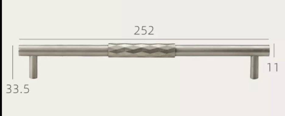 Silver nickel diamond pattern cabinet bar pull/grey silver drawer pull/silver kitchen hardware/matte silver cabinet pull/nickle door handle
