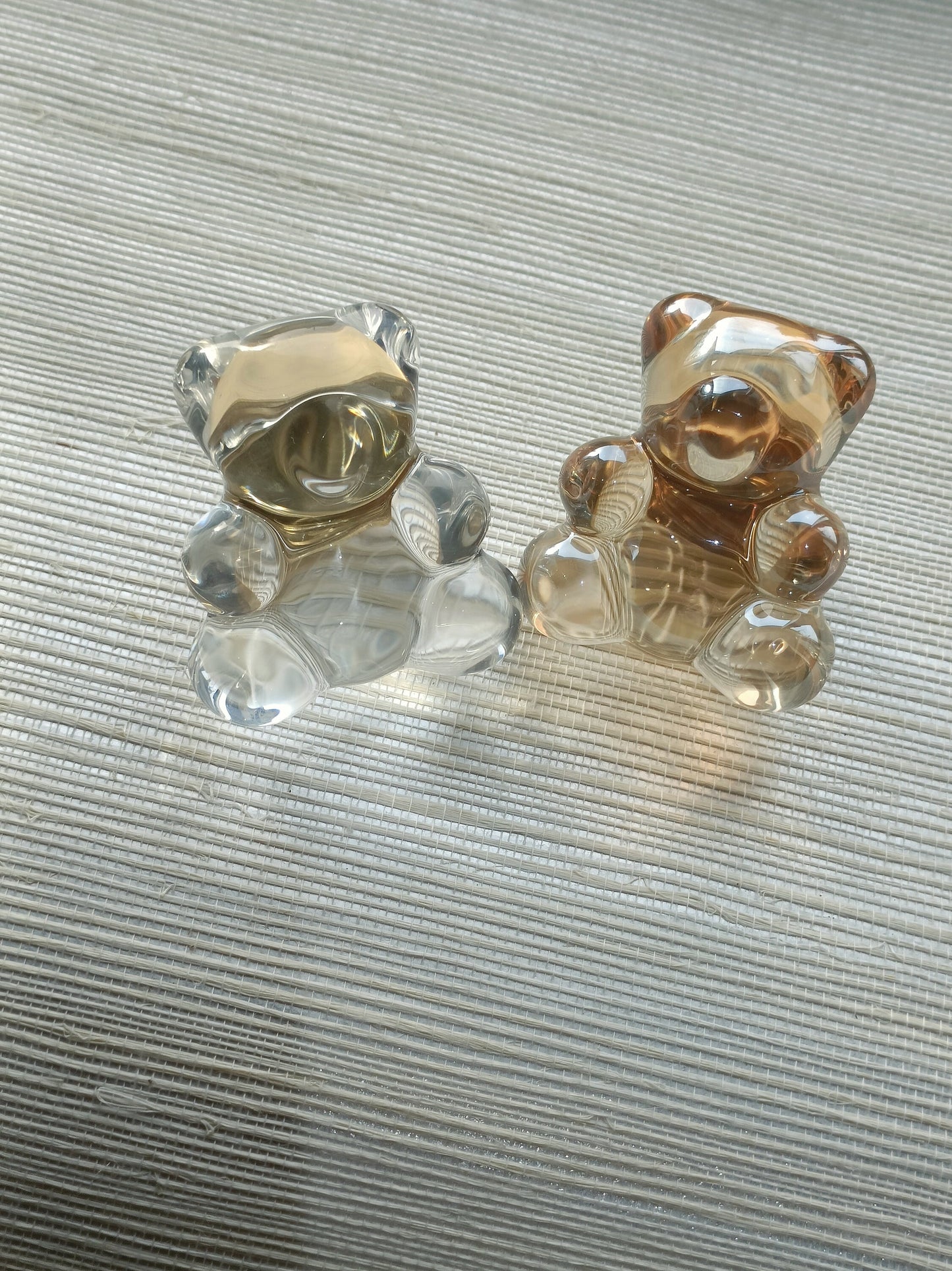 Crystal teddy shaped drawer pull/Teddy Bear shaped cabinet handle/drawer handles for nursery furniture/Kids room door knob/Bear shaped handl
