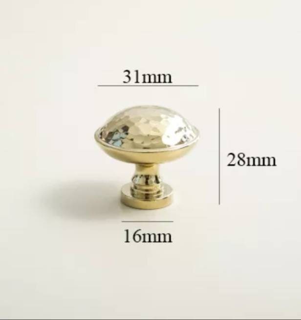 Glittery gold hammered brass cabinet bar handle/Shiny brass drawer pull/textured solid gold brass door handle/Gold brass furniture hardware