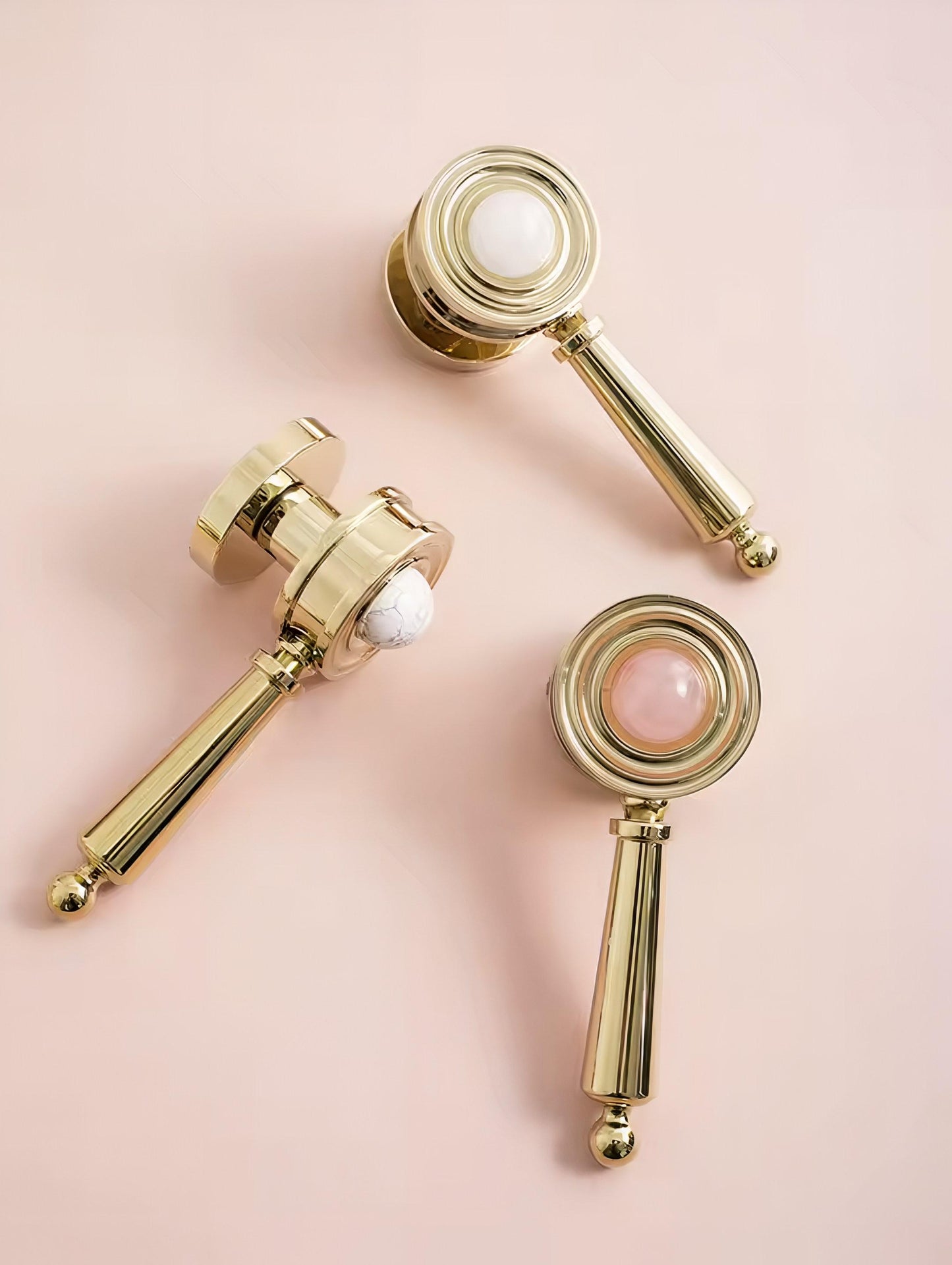 Luxury Crystal Interior Door Mortise Lock Handle Set/Luxury Interior Door Knob Set/Interior Gemstone Door Hardware/Brass Door Furniture