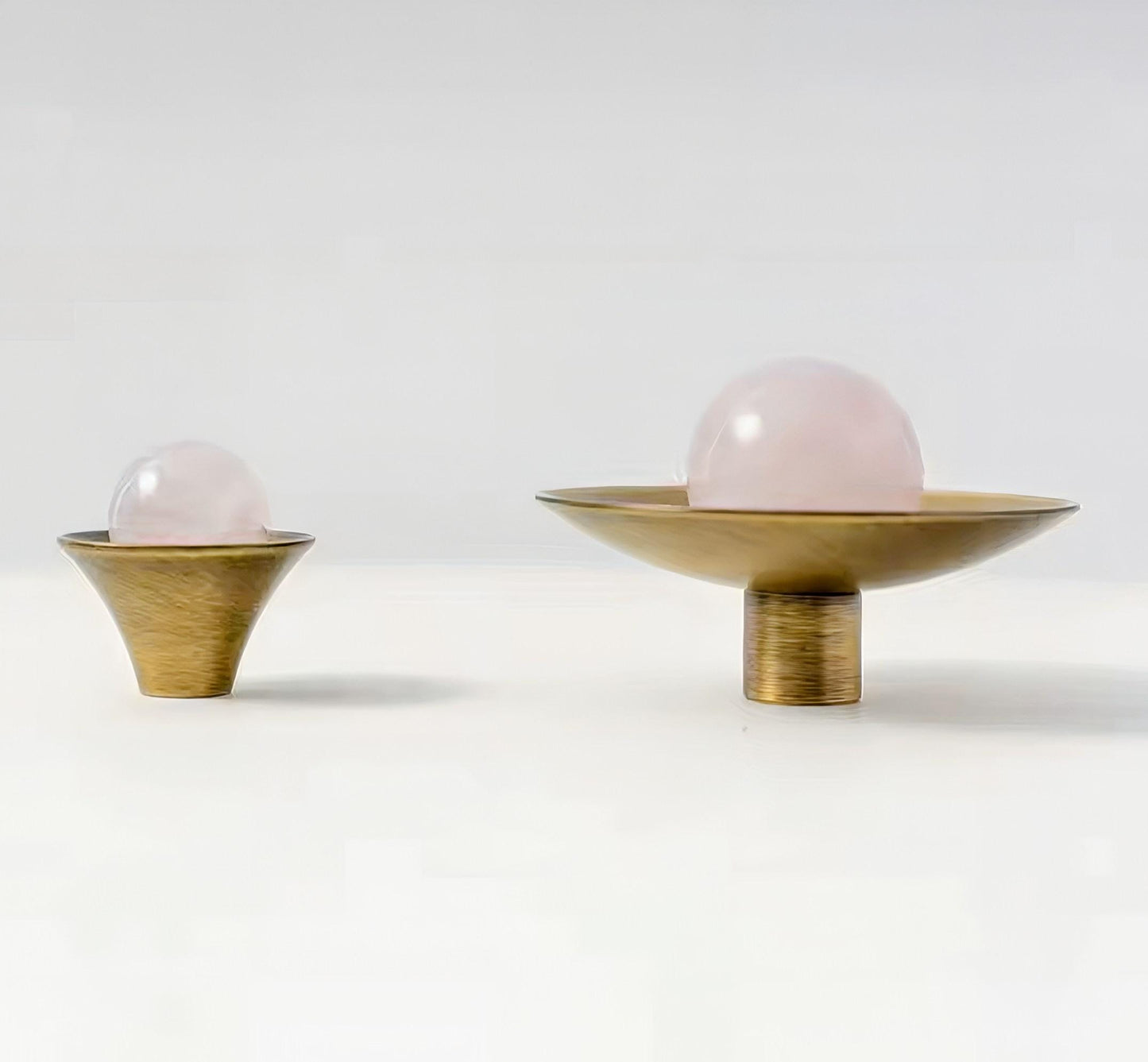 Atomic Style Bronze and Gemstone Drawer Handle: Mid-Century Modern Cabinet Pull